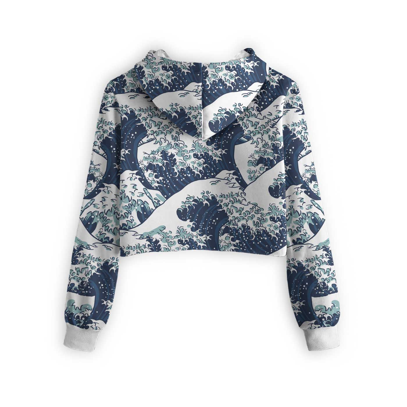 Deluge Cropped Hoodie
