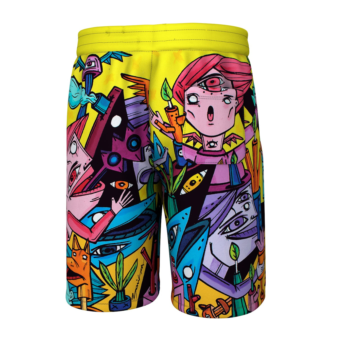 Yellow World Shorts