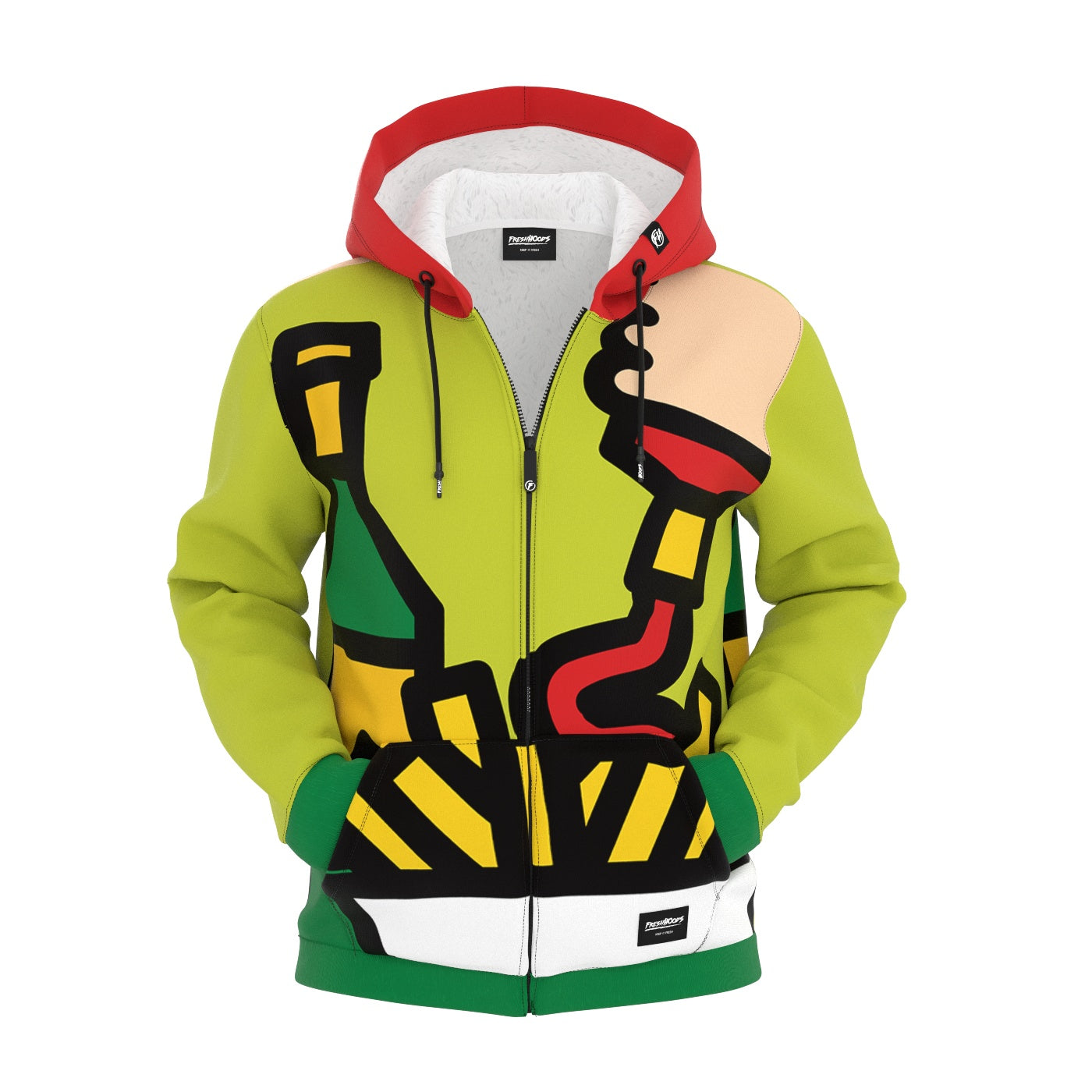 Ketchup e Patatine Zip Up Hoodie