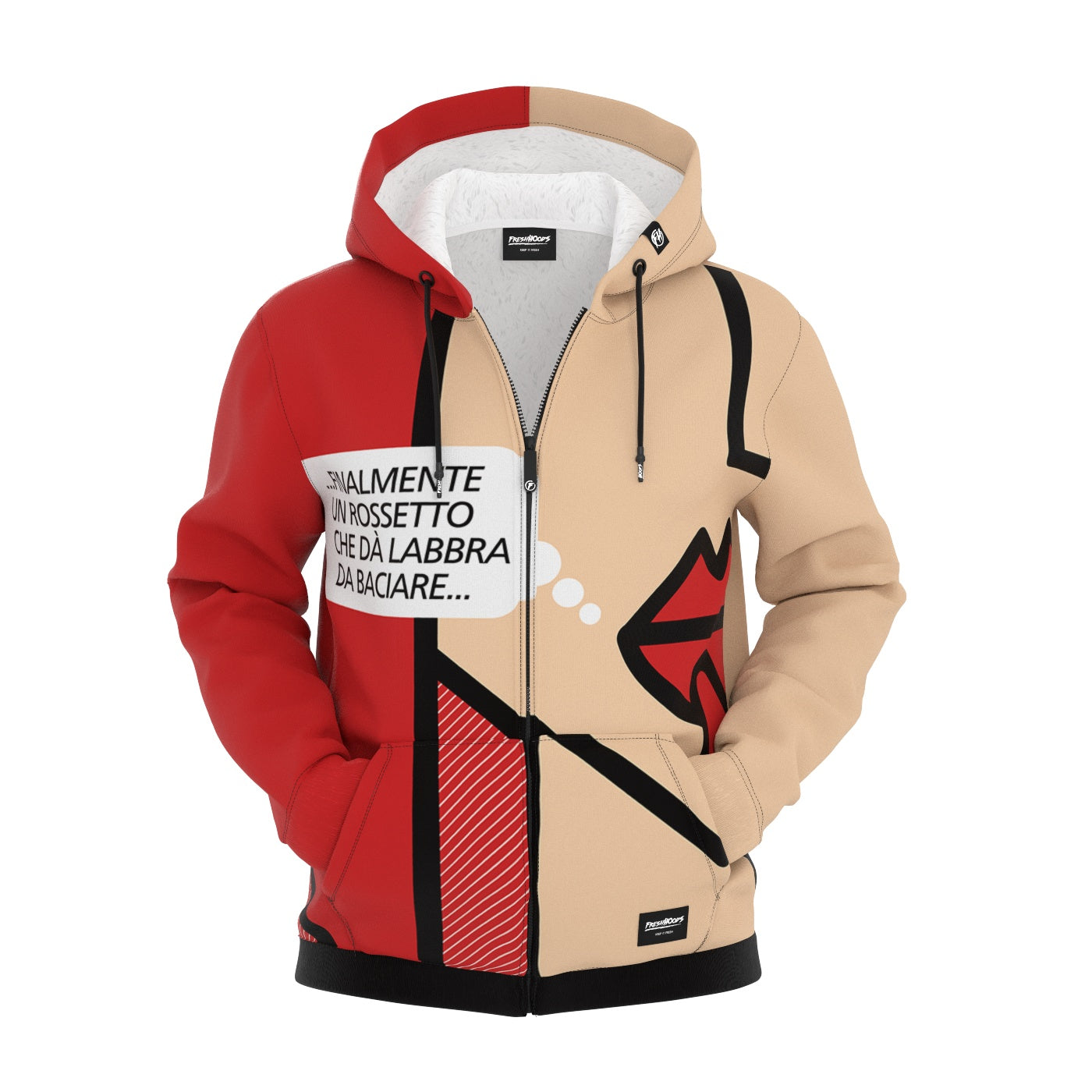 Labbra da Baciare Zip Up Hoodie