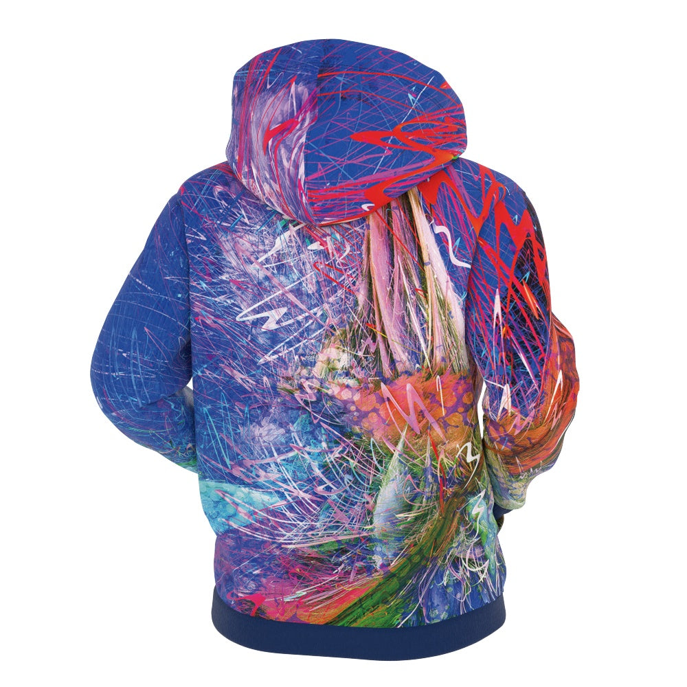 Color Collisions Zip Up Hoodie