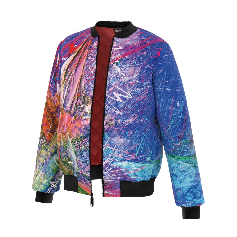 Color Collisions Bomber Jacket