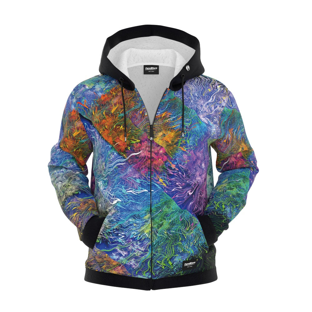 Pacific Paradiseo Zip Up Hoodie