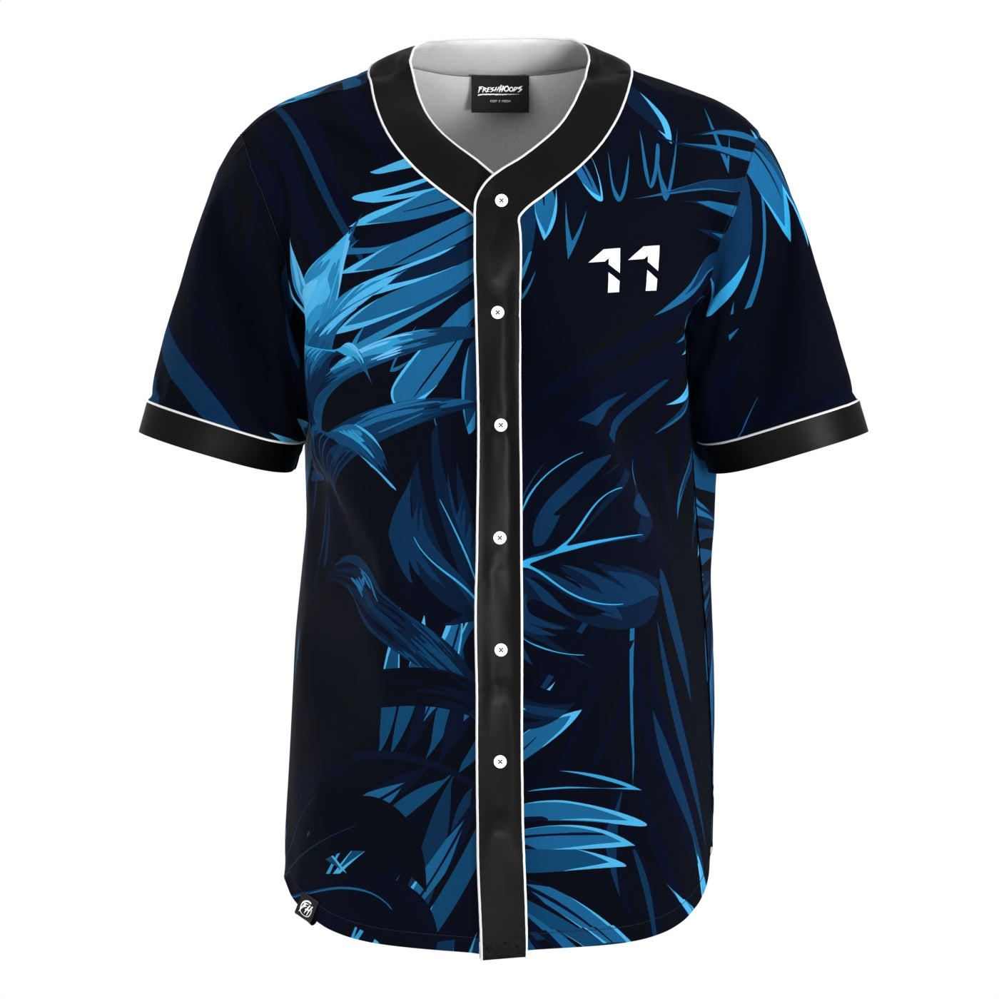 Jungle Dark Floral Jersey