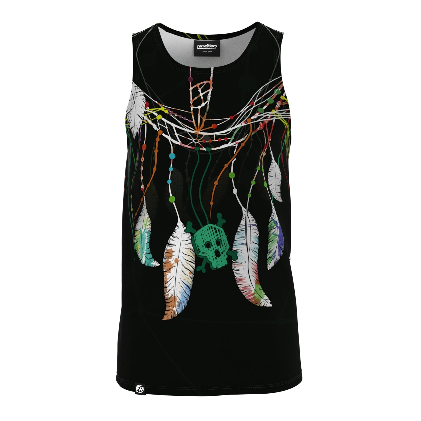 Sacral Feathers Tank Top