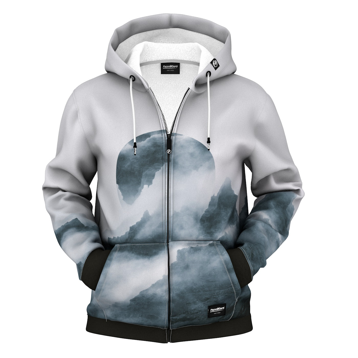 Crystal Mist Zip Up Hoodie