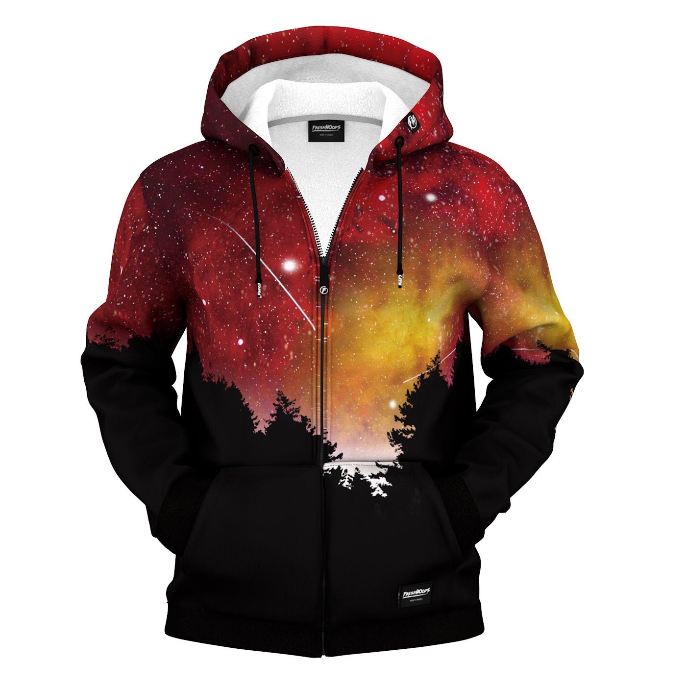 Red Lights Zip Up Hoodie