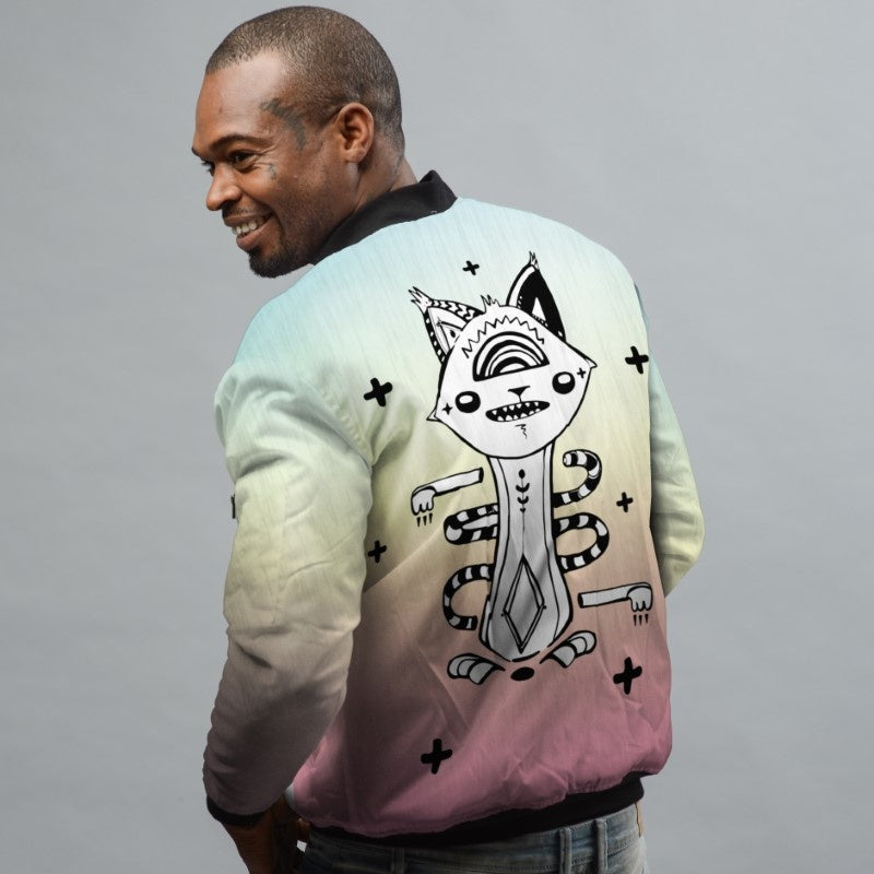 GradientCat Bomber Jacket