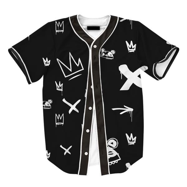 Kings Pattern Black Jersey