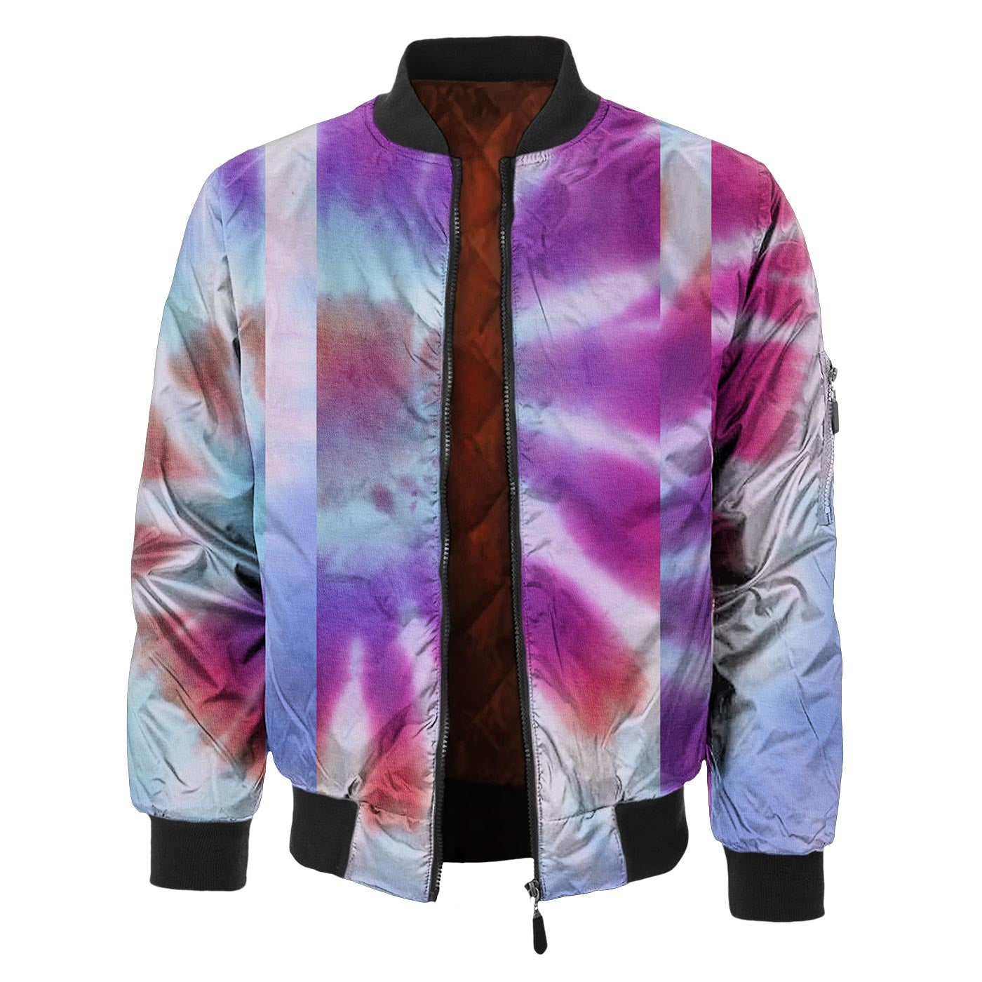 Discoloration Bomber Jacket