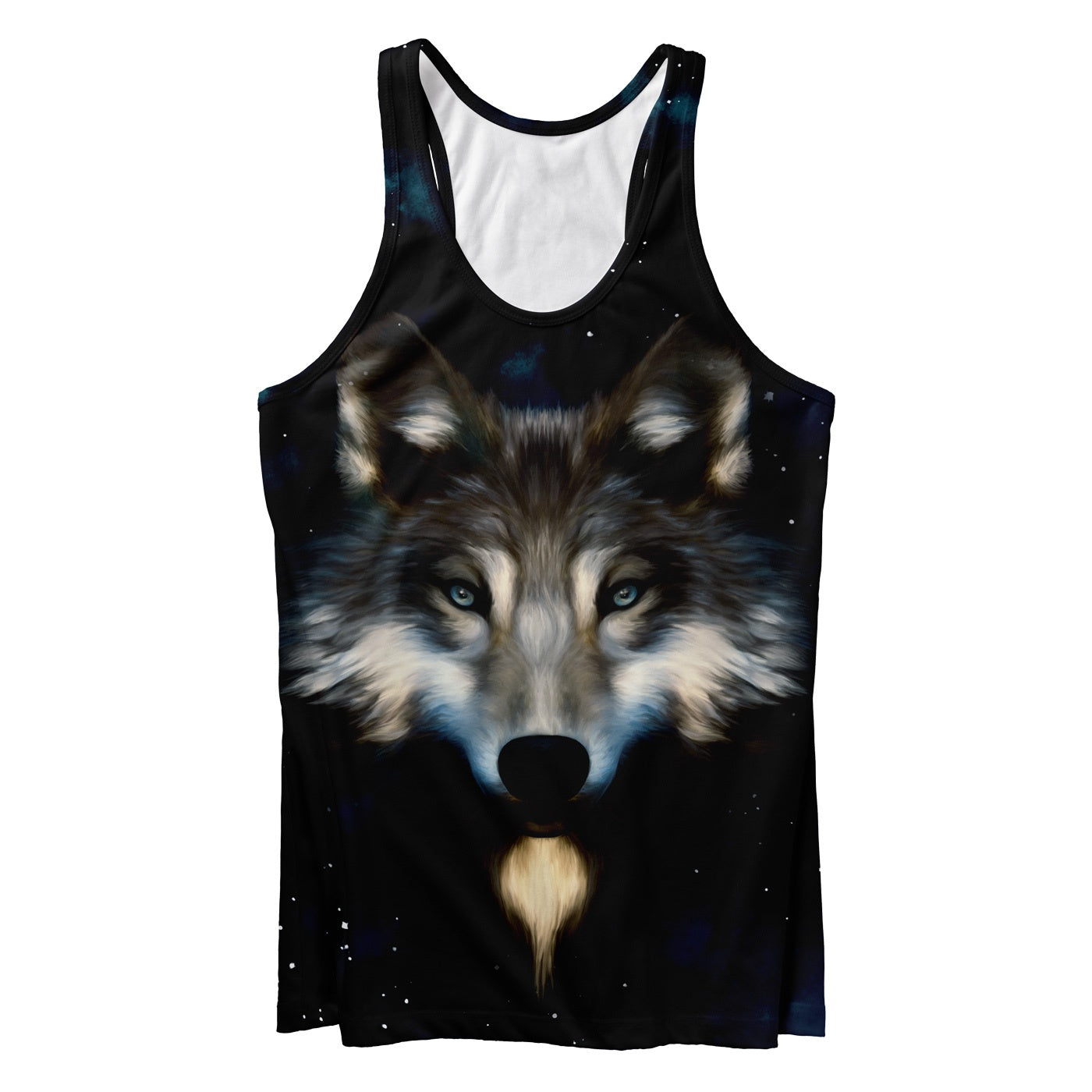 Wolf In Night Tank Top