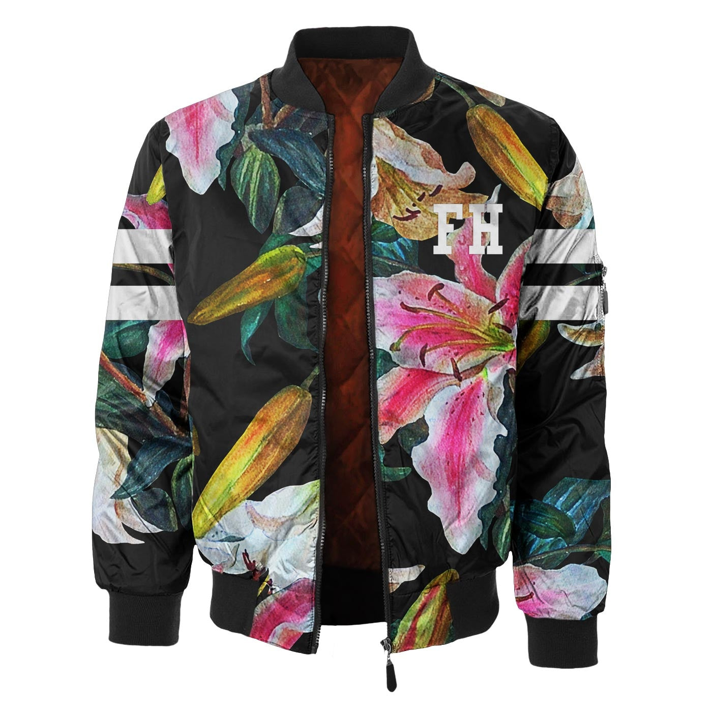 Lily Blossom Bomber Jacket