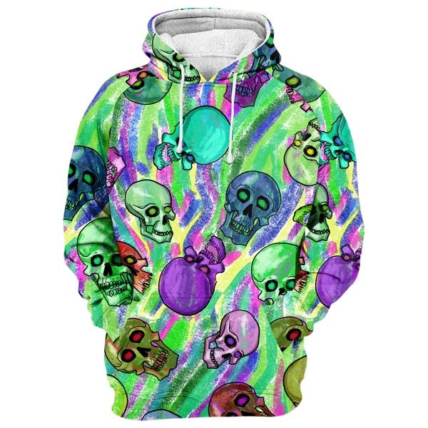 Crayon Skulls Hoodie