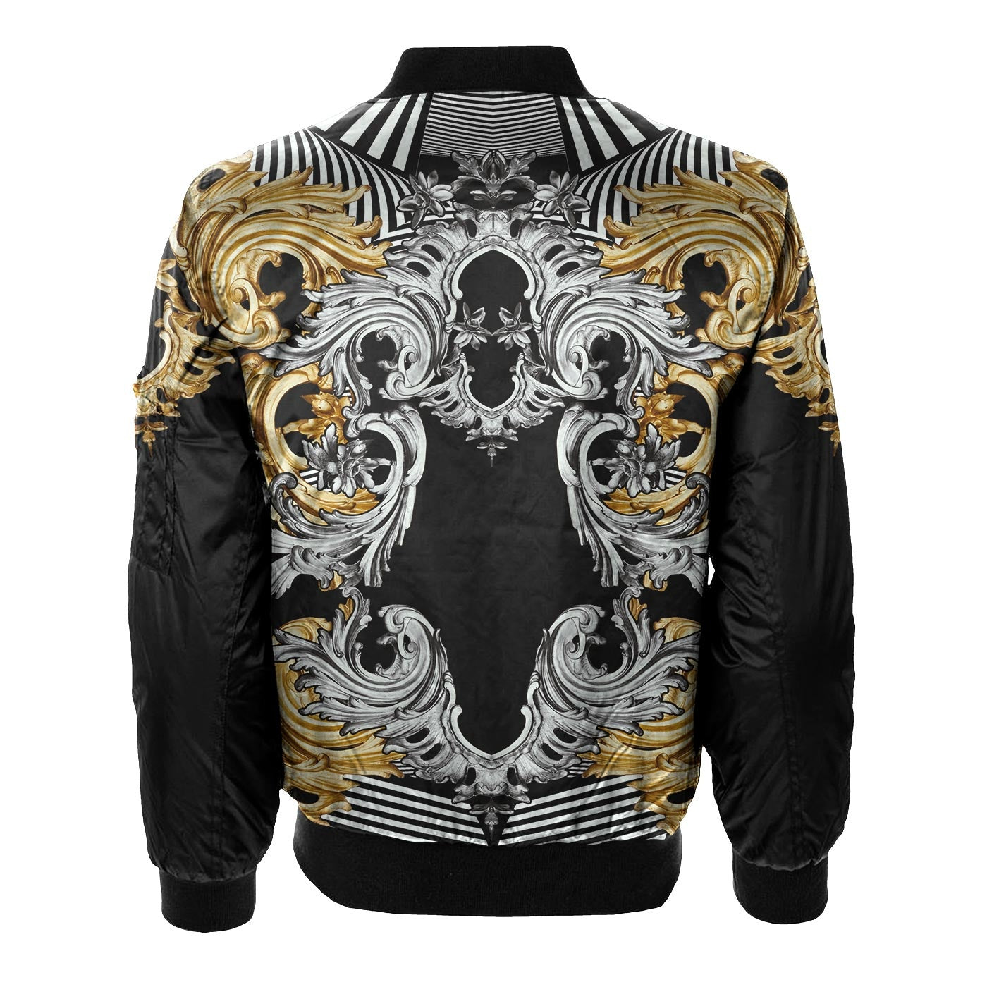 Platinum Gold Bomber Jacket