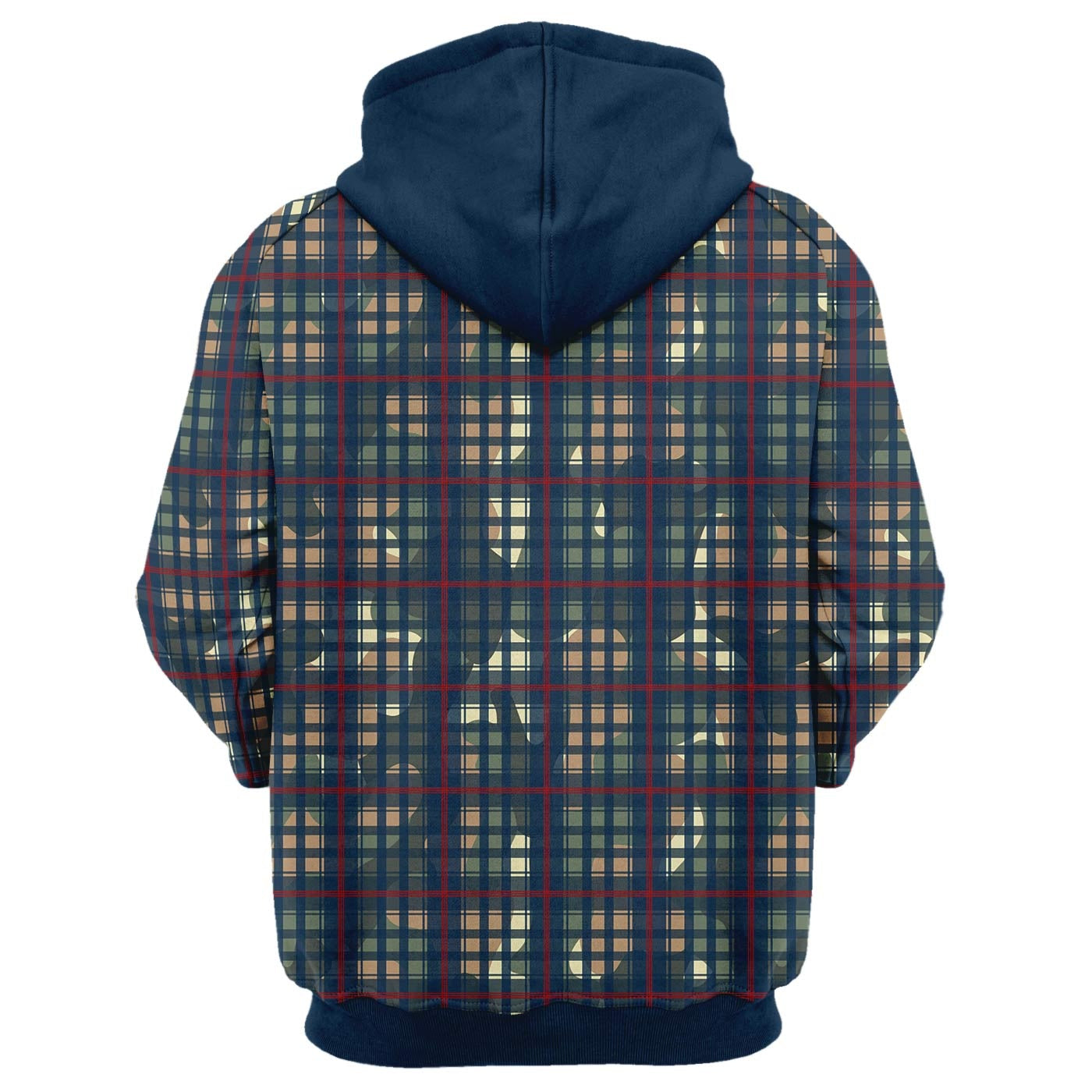 Multiplaid Hoodie