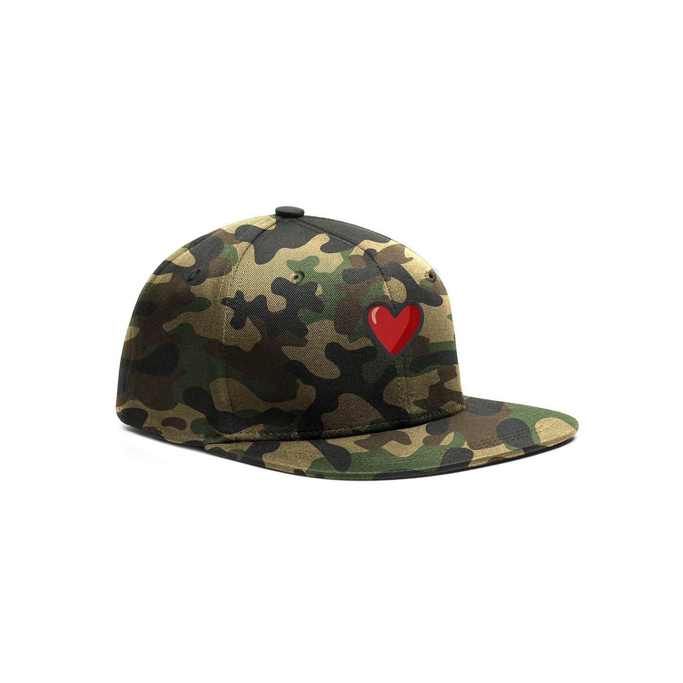 Embroidered Heart Cap