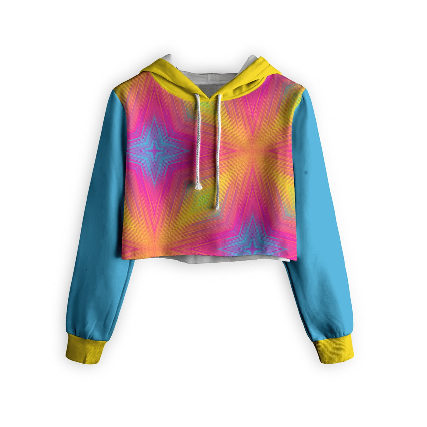 Summer Stars Cropped Hoodie