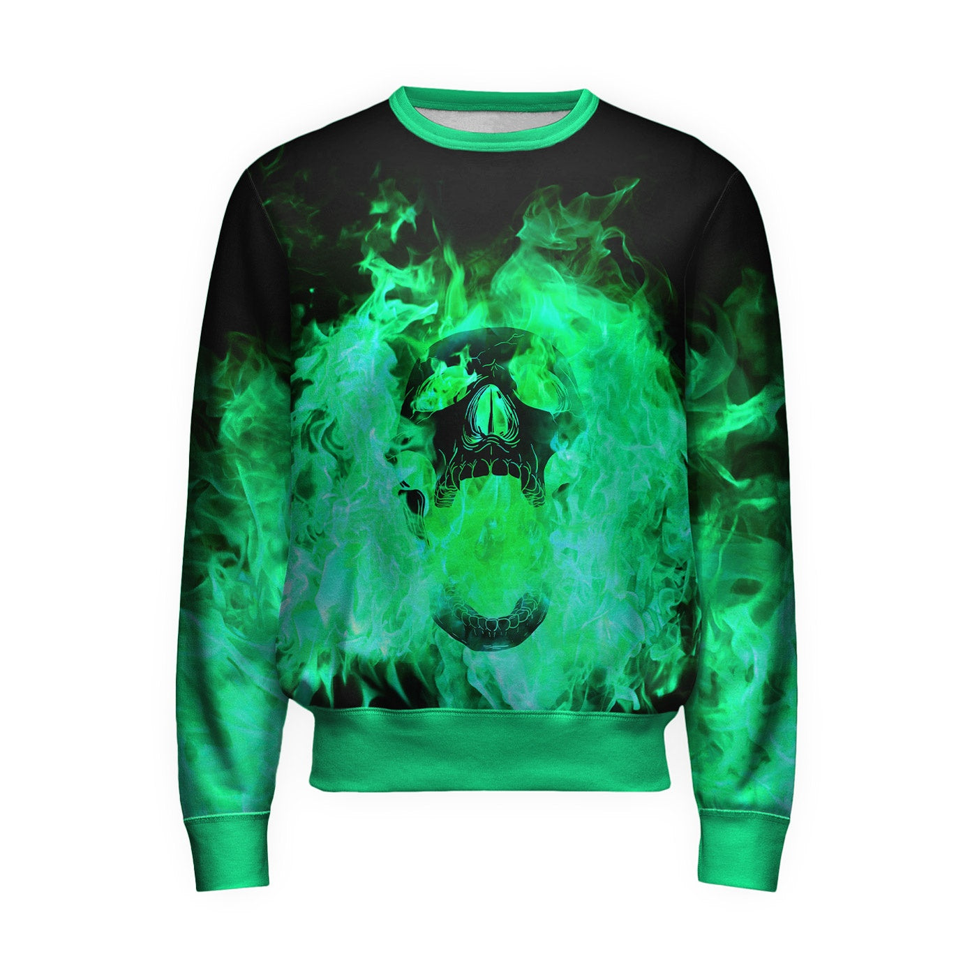 Burning Skull Sweatshirt