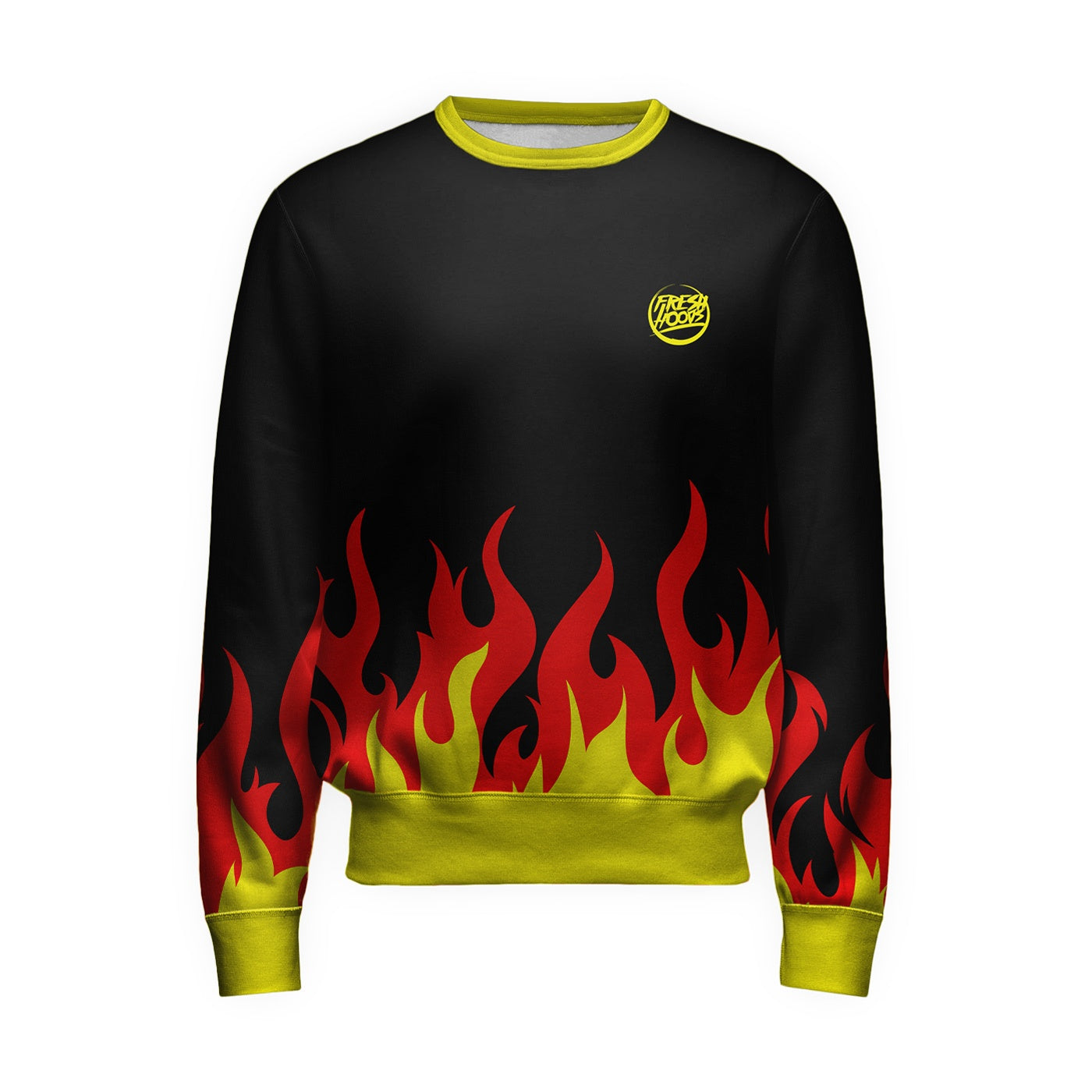 Cartoon Flame Sweatshirt