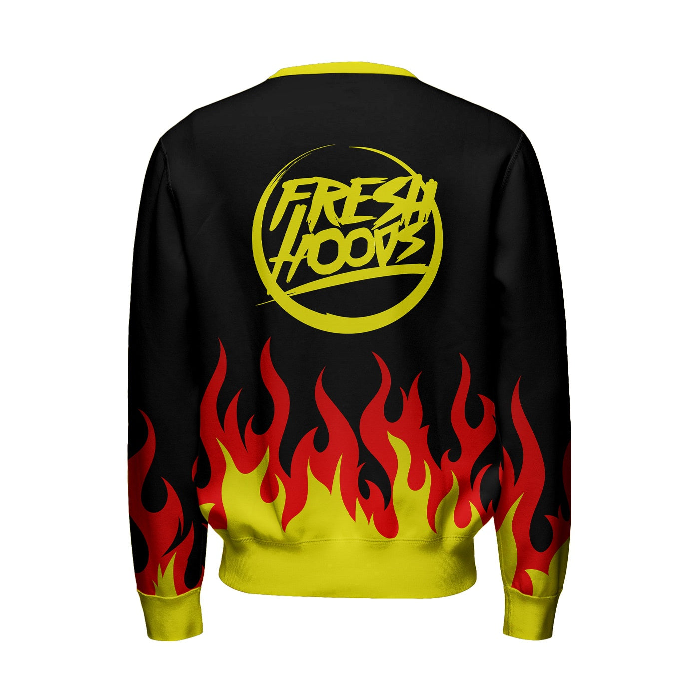 Cartoon Flame Sweatshirt