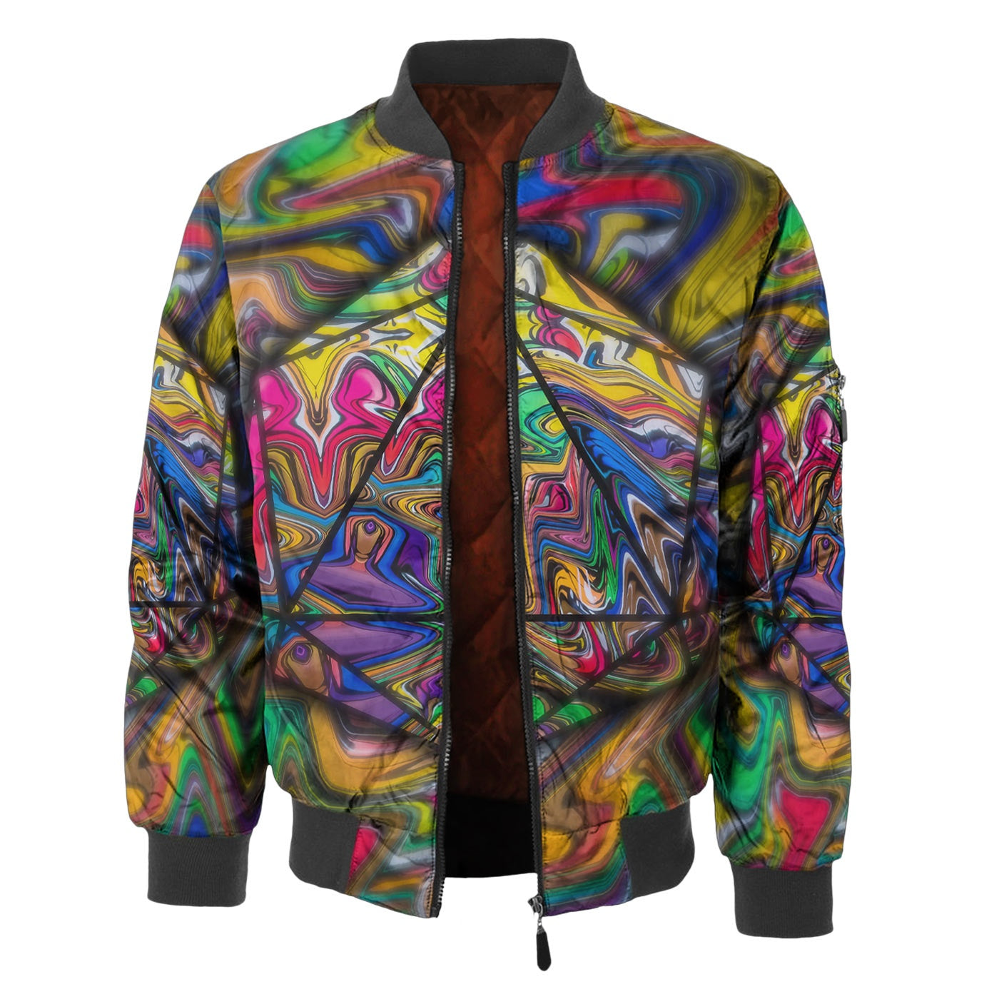 Ico Sphere Bomber Jacket