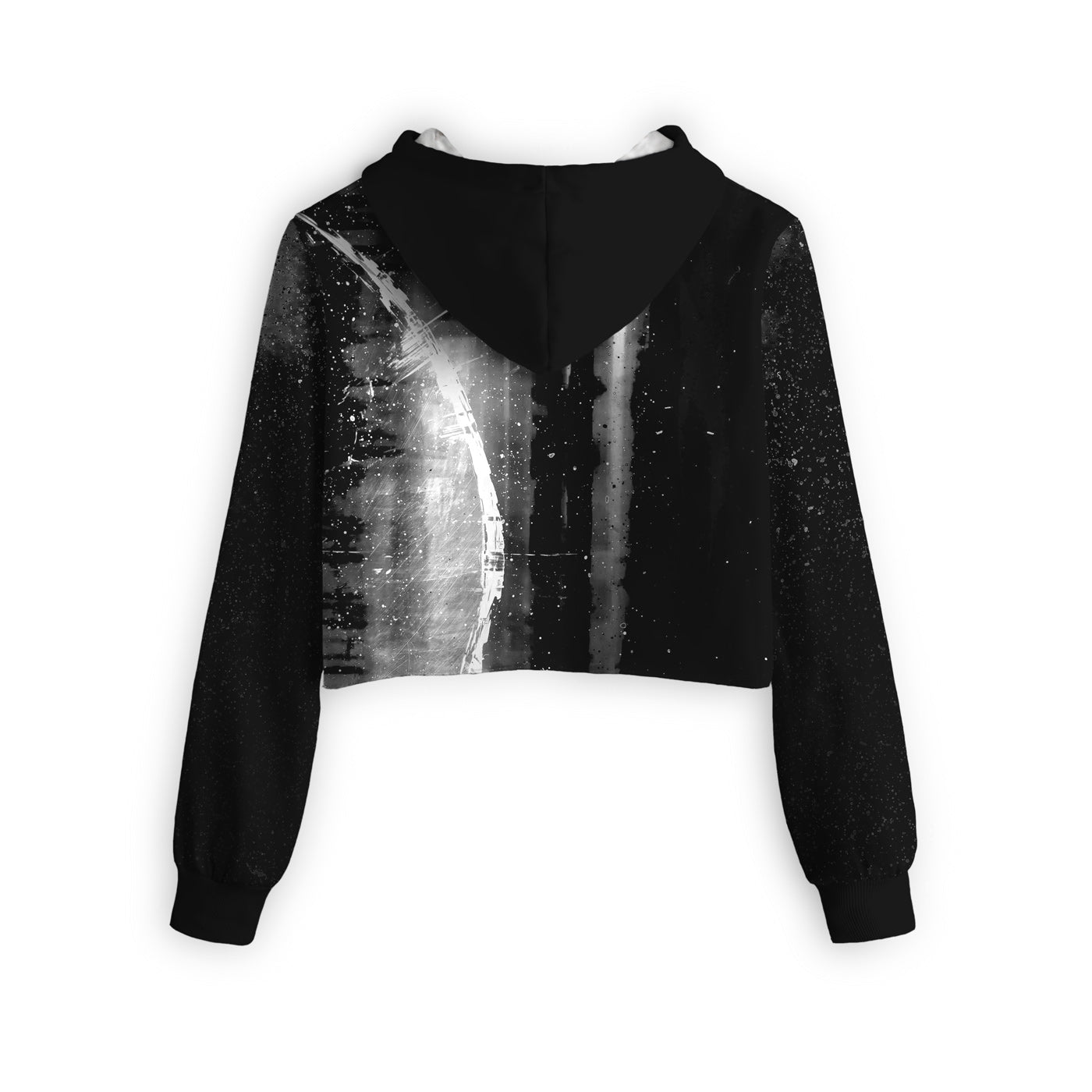 Illusions Cropped Hoodie