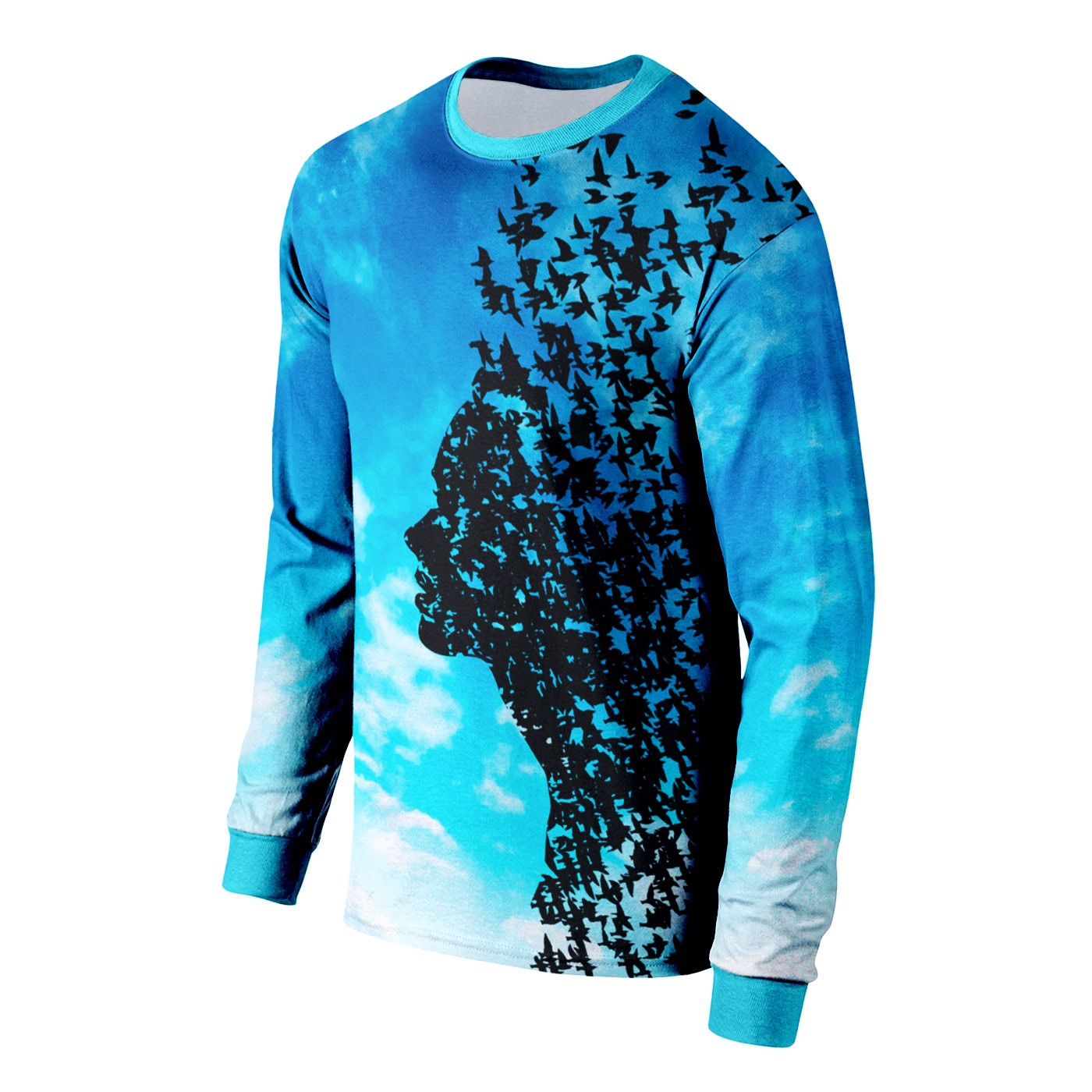 Artistic Soaring Long Sleeve Shirt