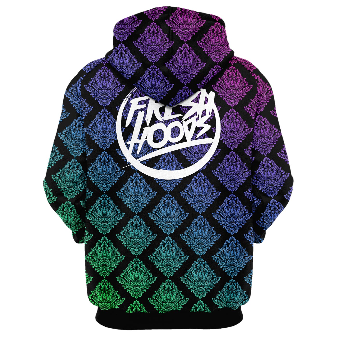 Baroque Grid Hoodie