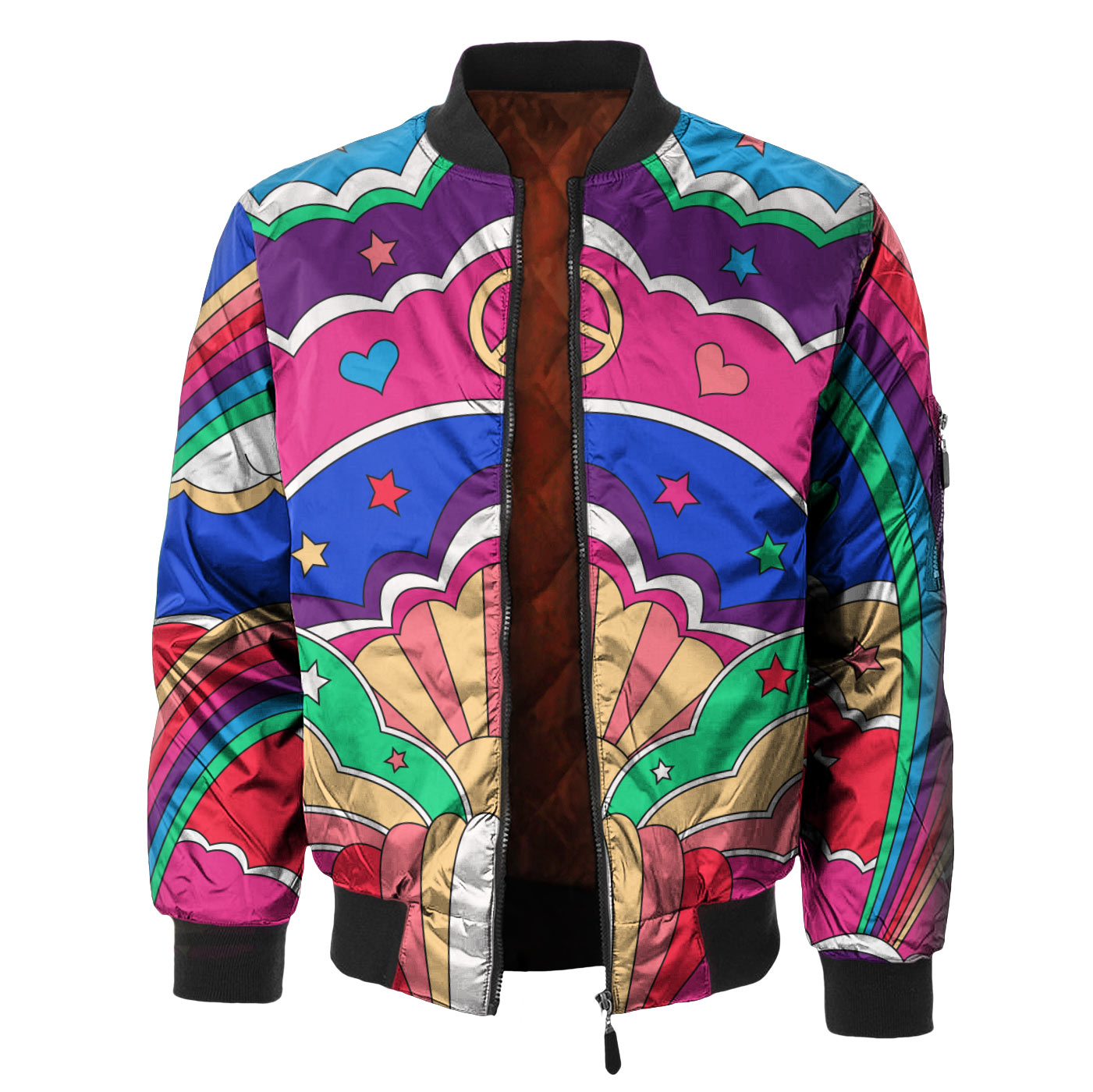 Peace N' Love Bomber Jacket