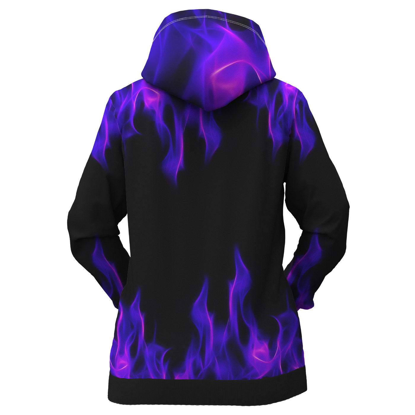 Purple Flame Women Hoodie