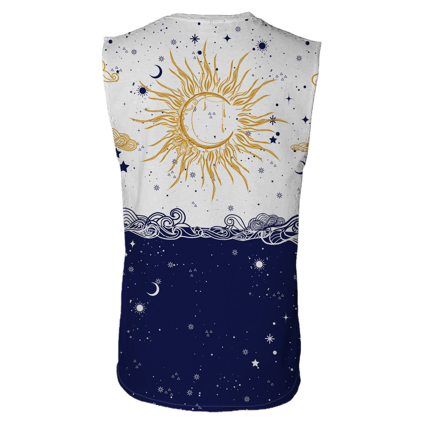 Sun and Moon Sleeveless T-Shirt