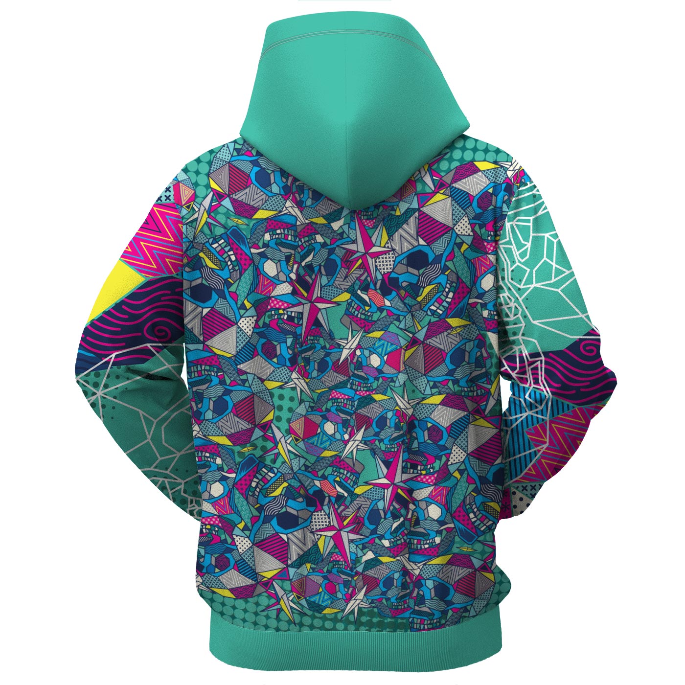 Geometric Skull Hoodie