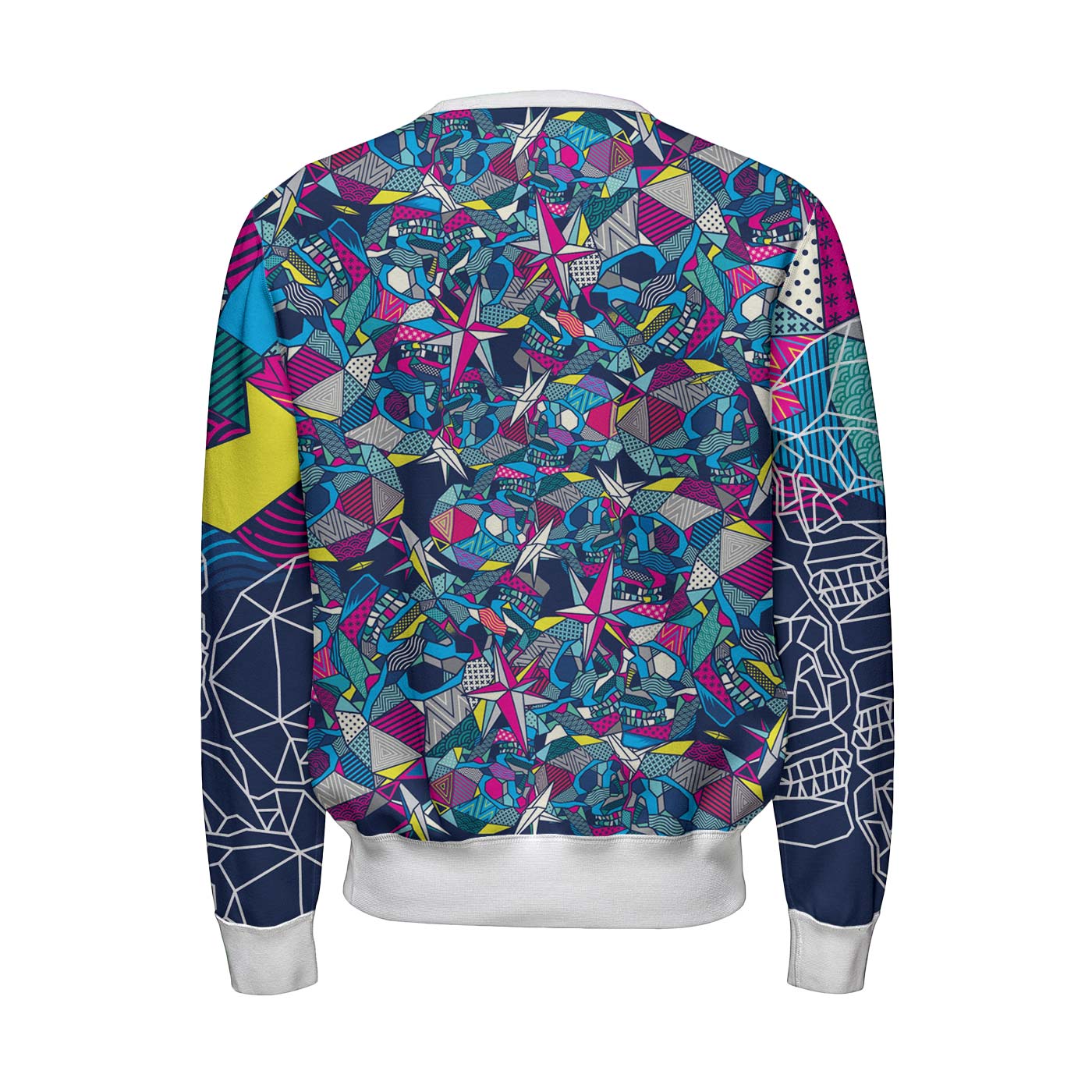 Geometric Skull Sweatshirt