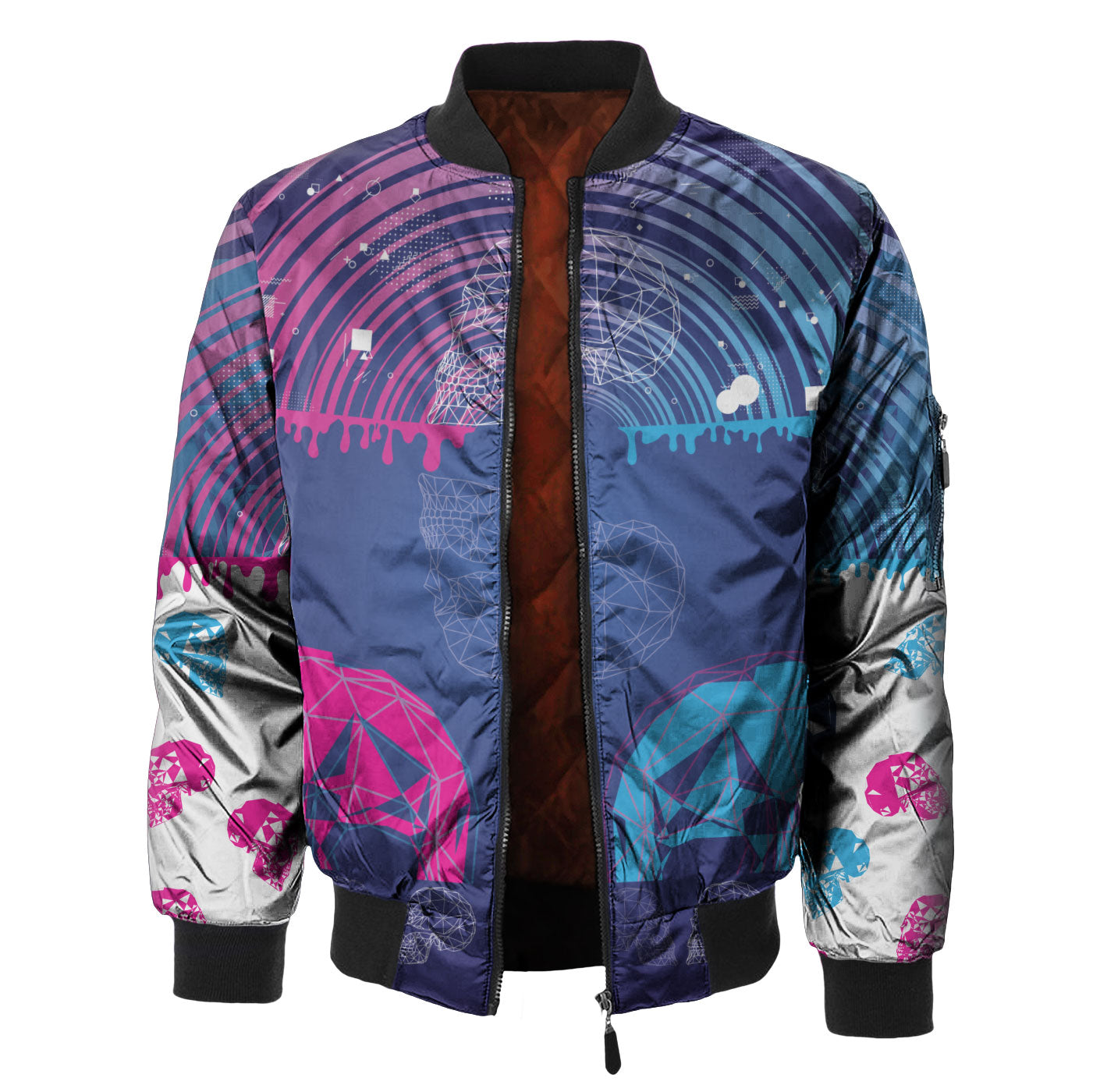 Dual Skull Bomber Jacket