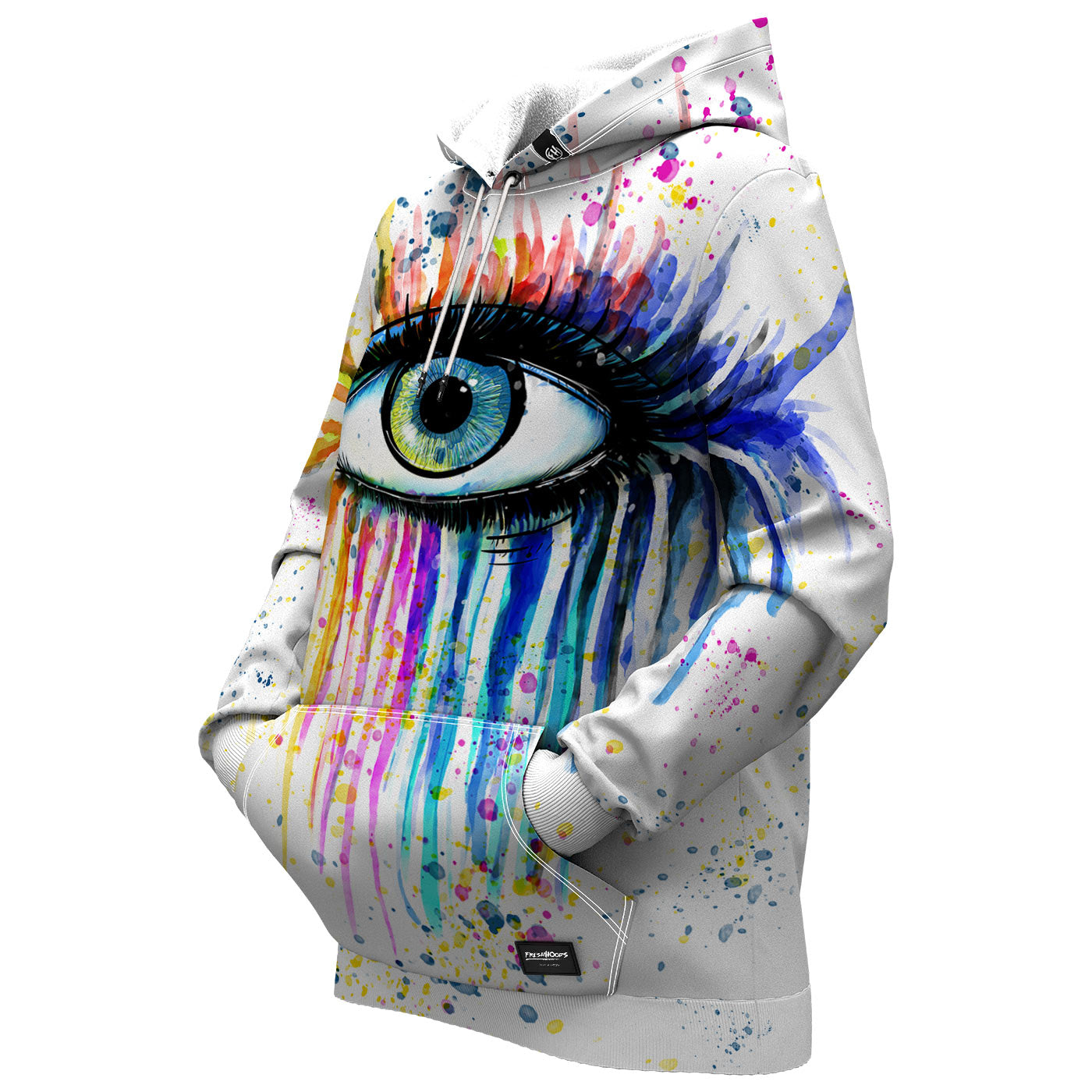 Watercolor Eye Women Hoodie