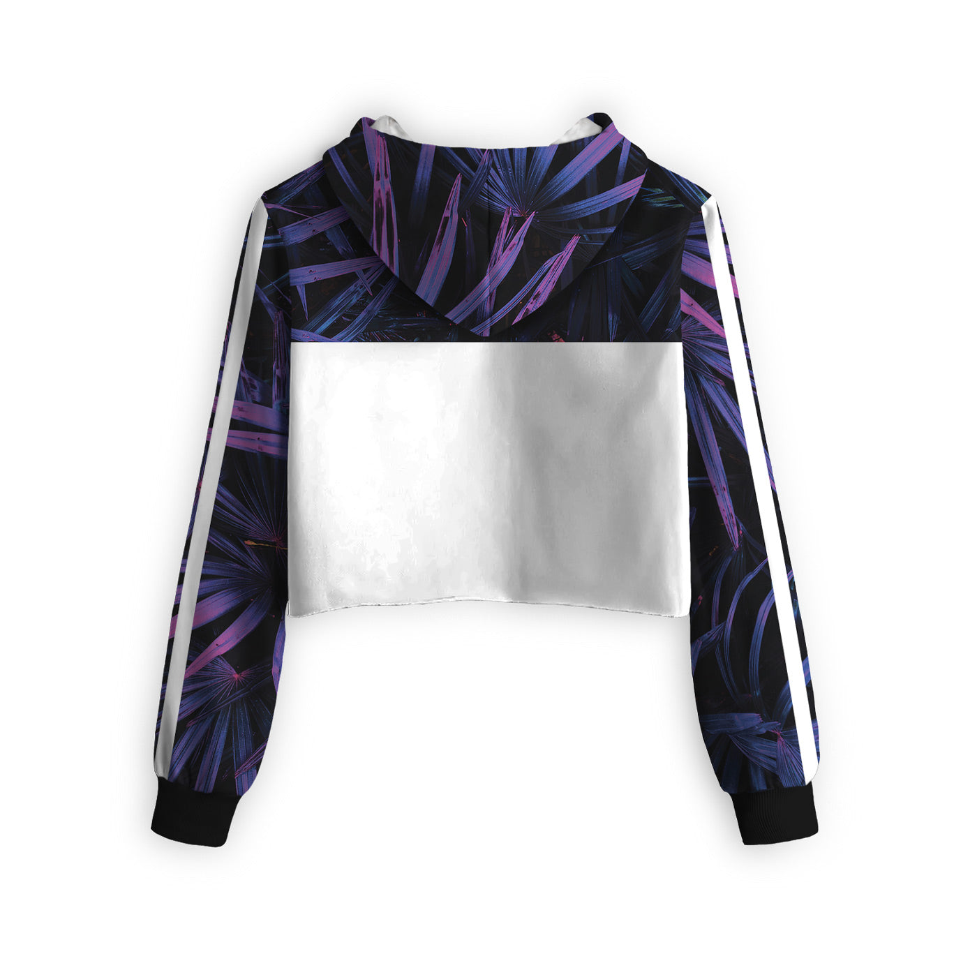 Royal Purple Cropped Hoodie