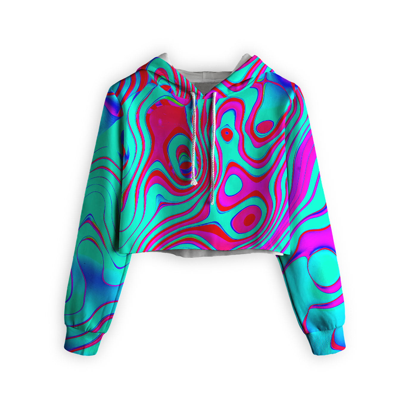 Swirl Cropped Hoodie