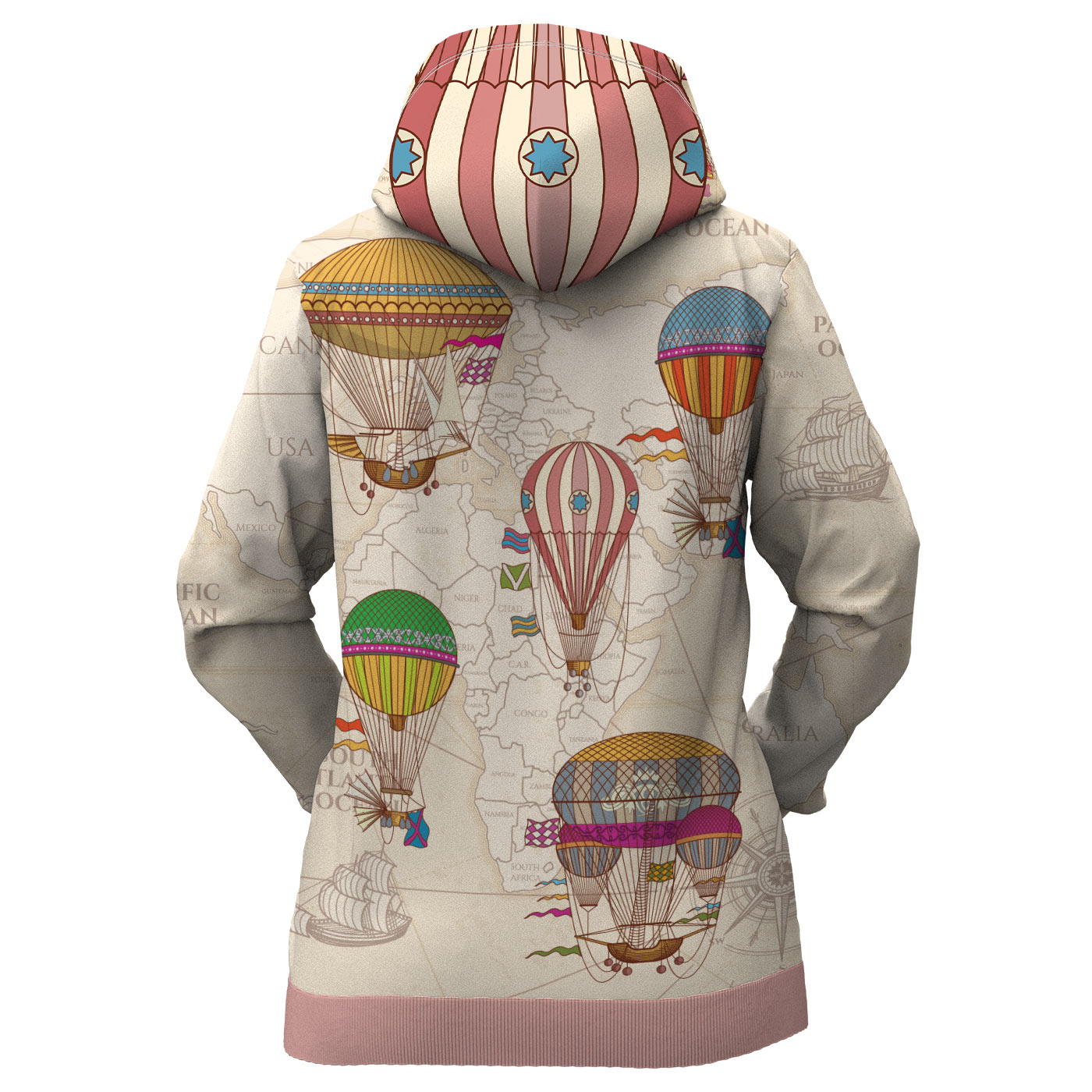 World Travel Women Hoodie