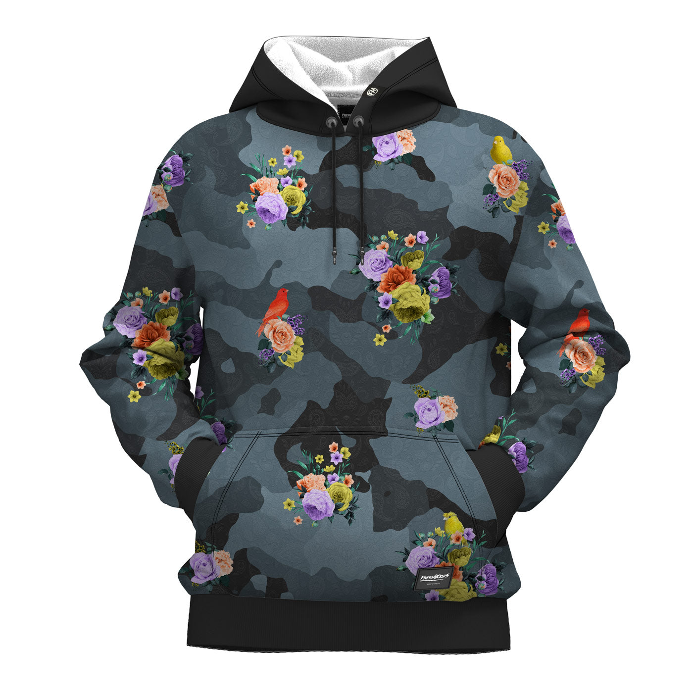 Camo Flower Hoodie