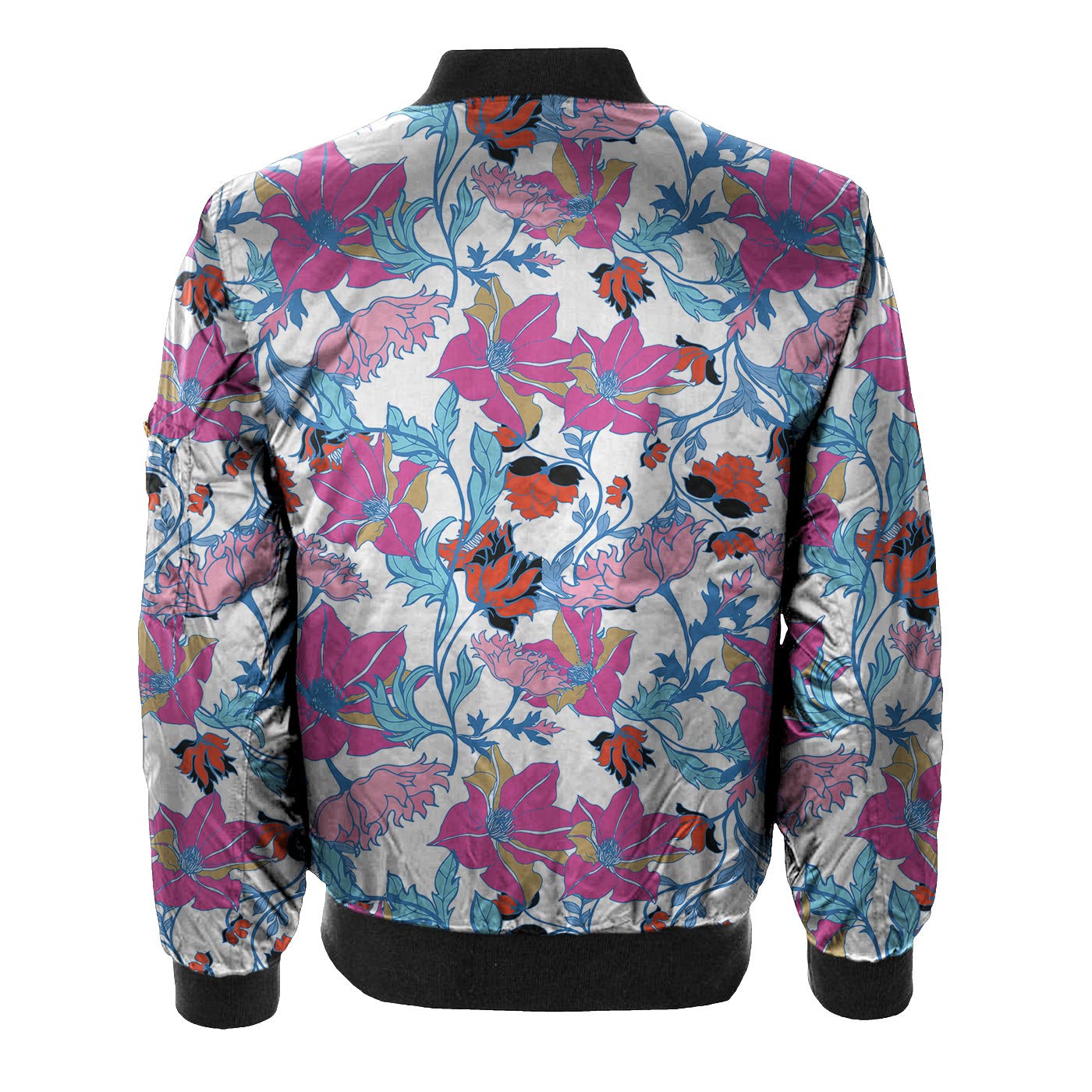 Fairy Tale Morning Floral Bomber Jacket