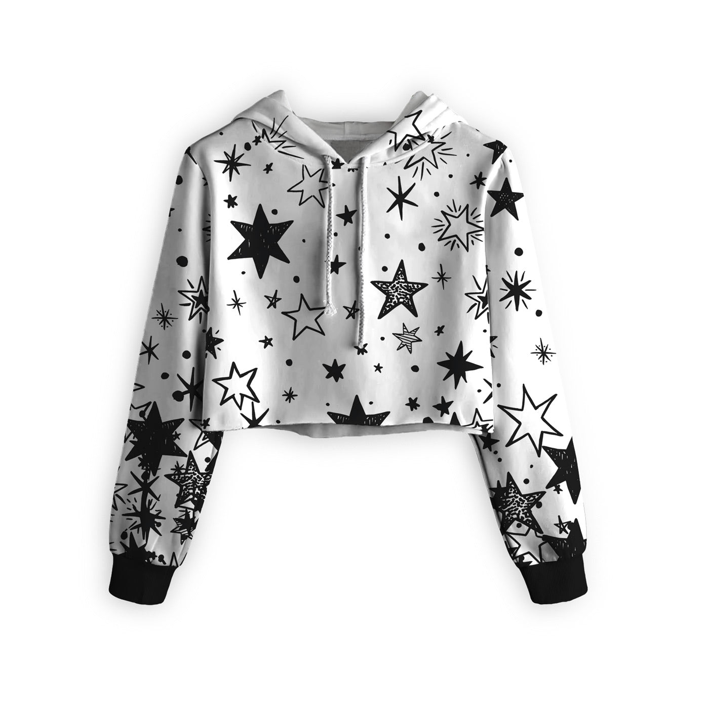 Falling Star Cropped Hoodie