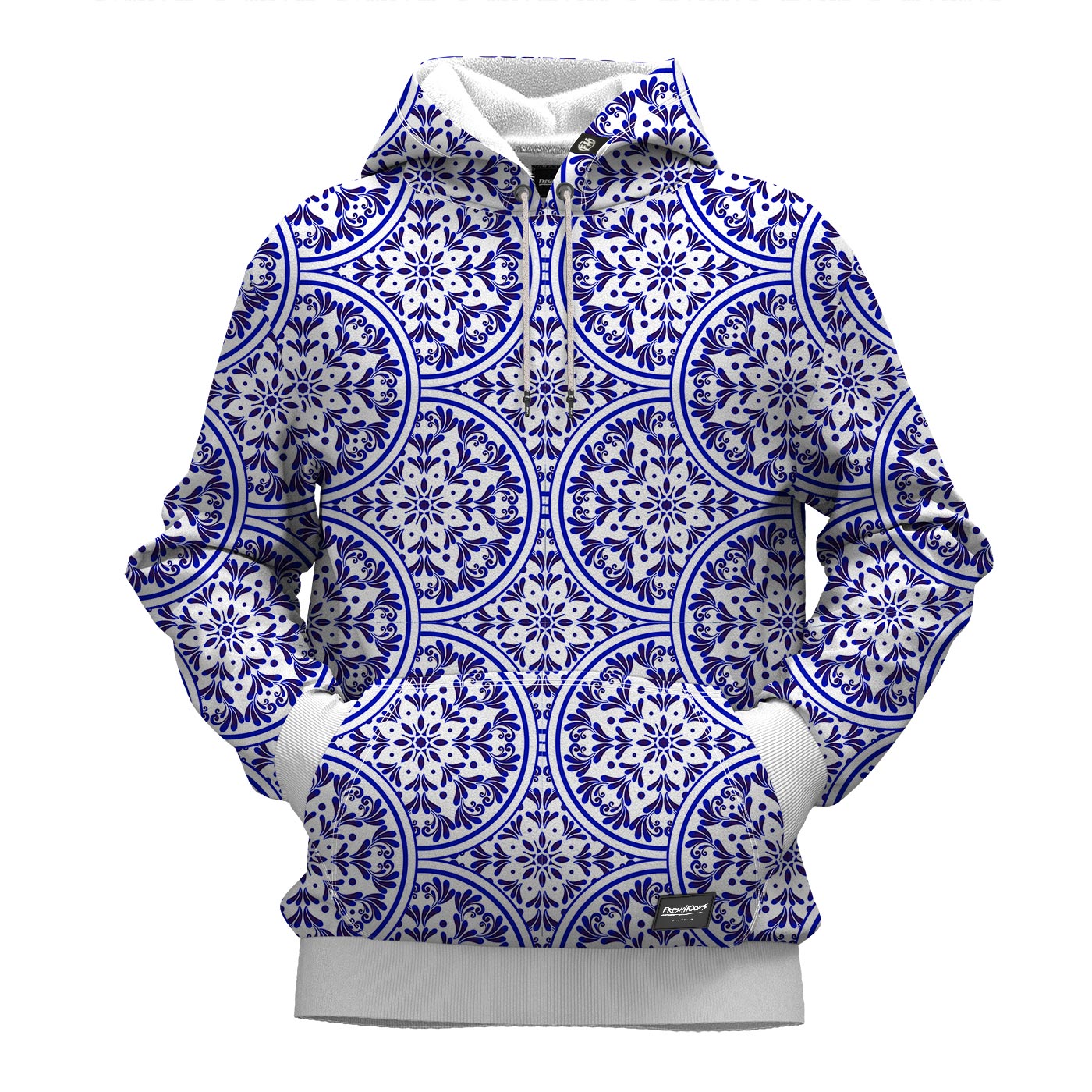 Floral Plates Hoodie