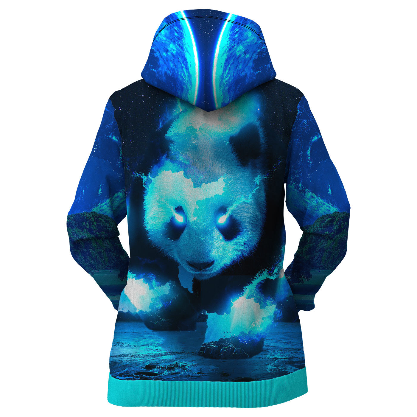 Cosmic Panda Women Zip Up Hoodie