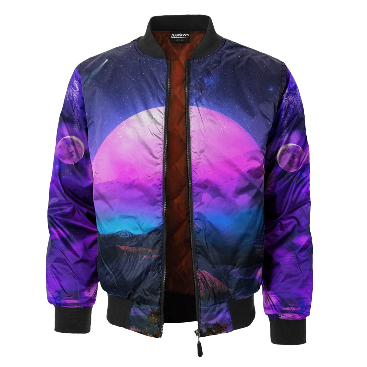 No Ocean Bomber Jacket