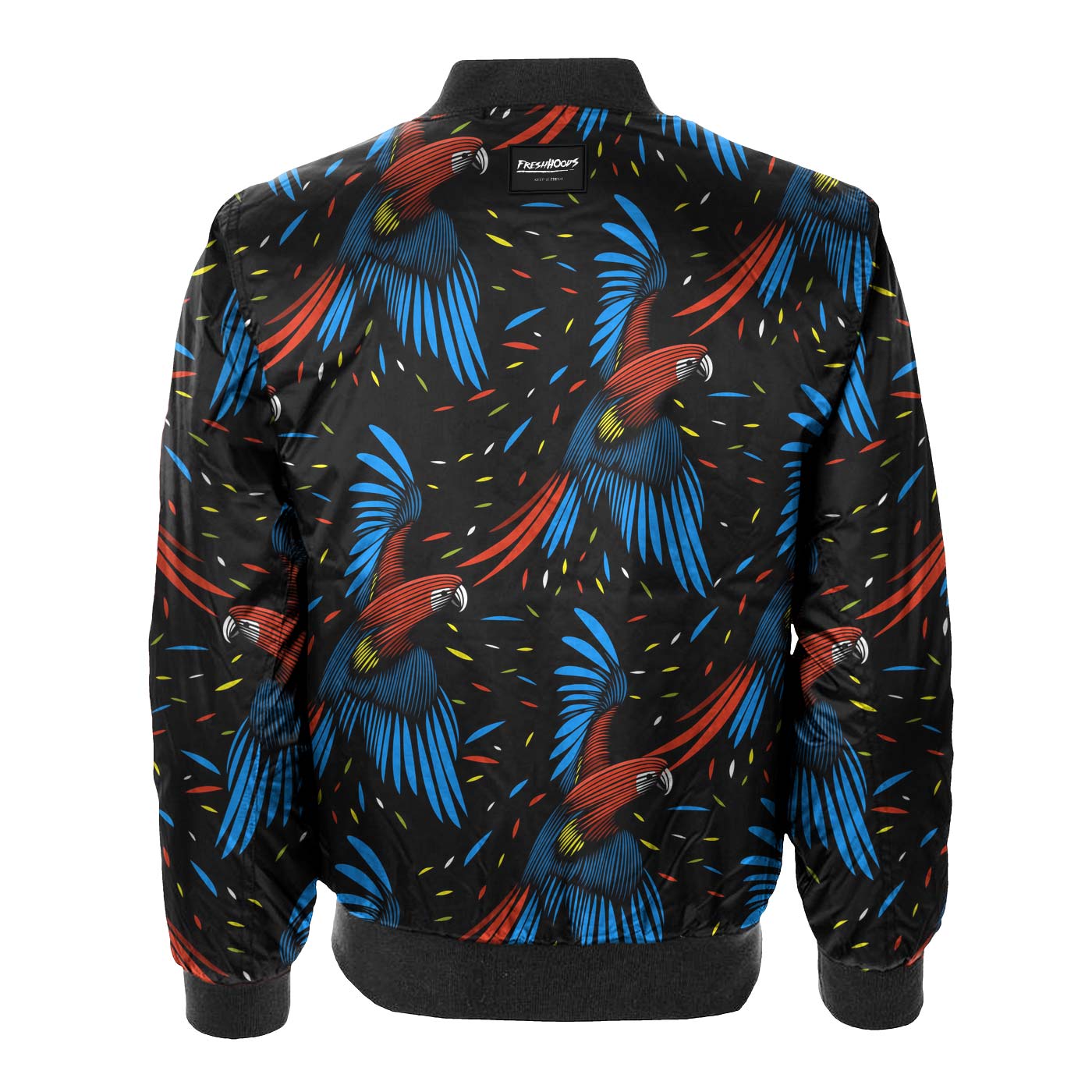 Tropical Macaw Bomber Jacket