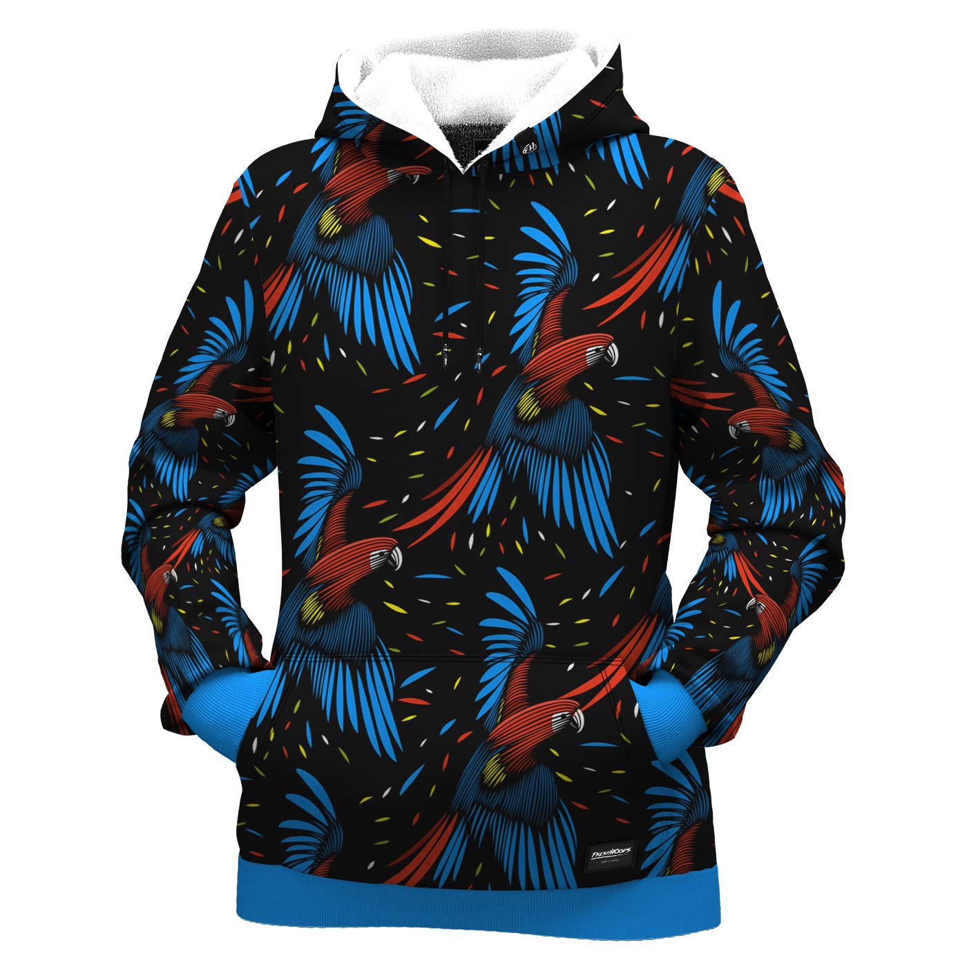 Tropical Macaw Women Hoodie