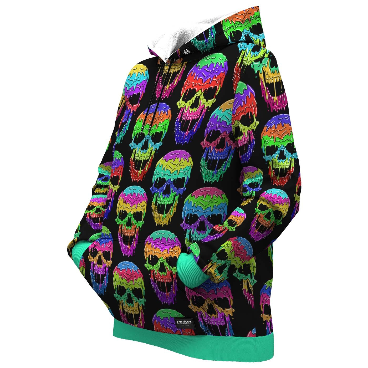 Liquid Skull Women Hoodie