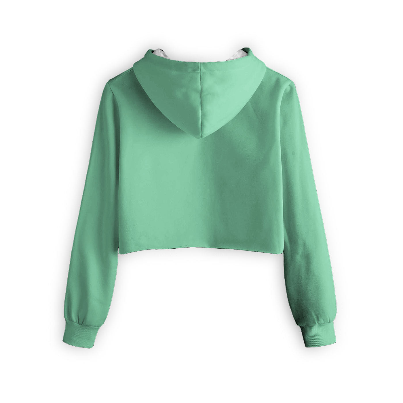 Green Ash Cropped Hoodie