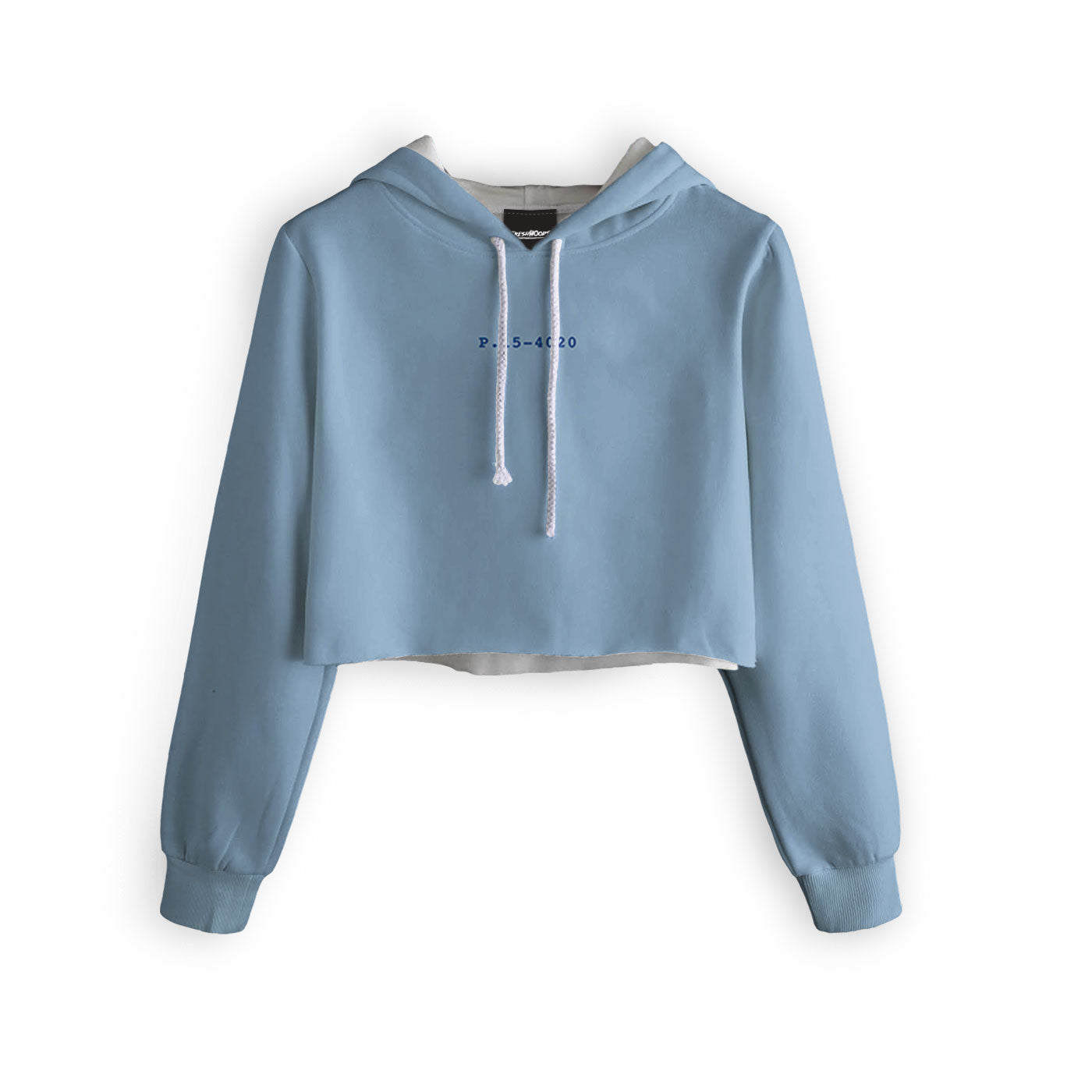 Cerulean Cropped Hoodie