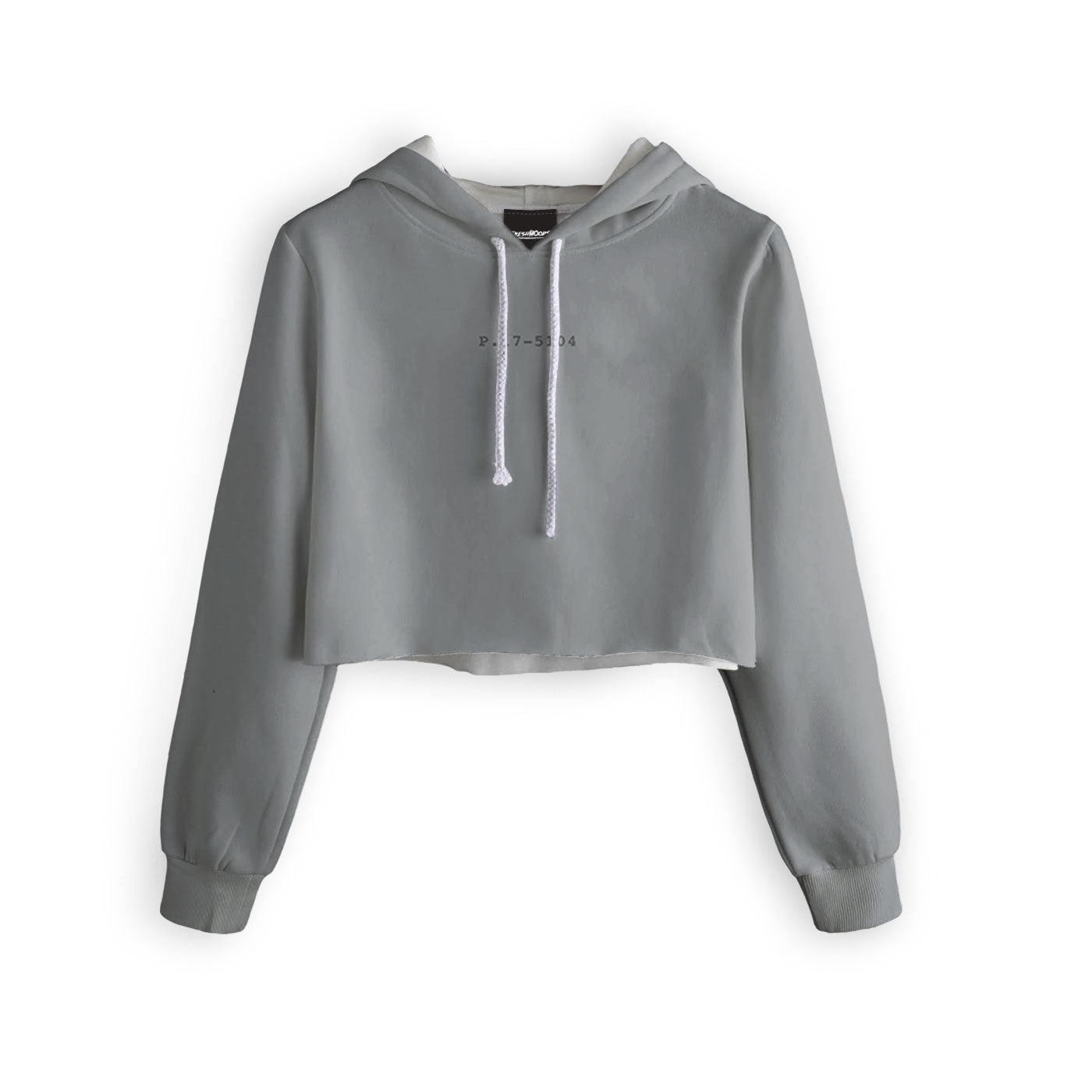 Ultimate Gray Cropped Hoodie